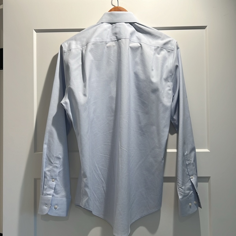 Nordstrom Non-Iron Trim Fit Dress Shirt in Size 15 - Picture 9 of 9